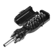 Screwdriver with a set of bit and tundra heads, 19 items