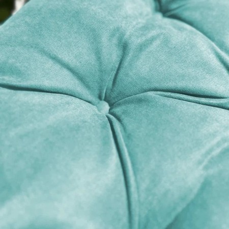 Pillow for swing "Tina", diameter 60 cm, color of heavenly blue-4