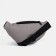 Lightning waist bag, external pocket, gray color