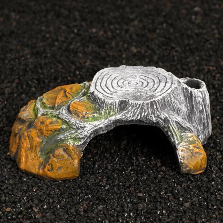 Shelter for wood terrarium, 18 x 9.5 x 6 cm