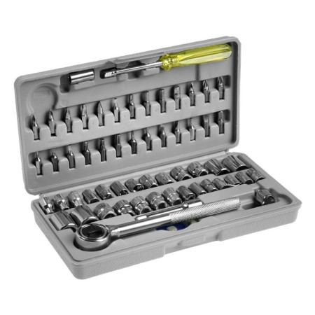 A set of tools in the case of the tundra, automobile, 59 items