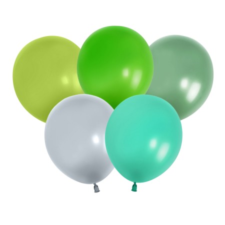 Latex ball 5 "Herbalon", set 25 pcs., Mix