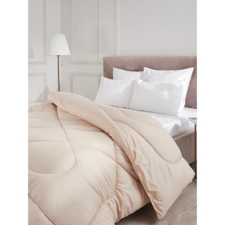 Guten Morgen Chill blanket, size 172x205 cm, beige color-2