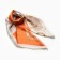 Women's scarf minku 70*70 cm, orange