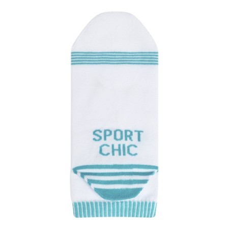 Women's socks Mini Sport Chic shortened, size 35-38, Bianco color-2