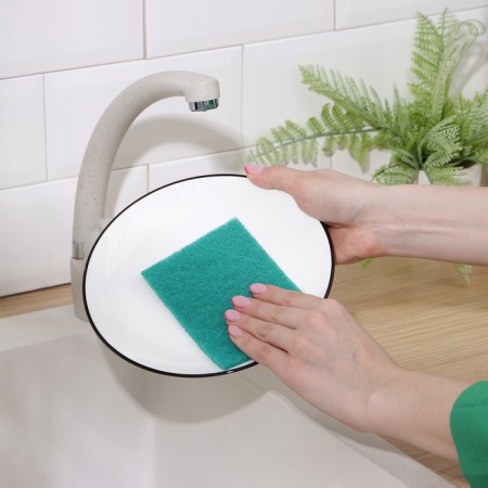 Set of sponges - Domestic napkins "Effect", 10 pcs, 13 × 9 cm, color mix-4
