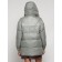 Winter jacket is women, size 44, the color is light green