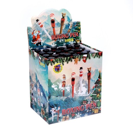 Funny pen "Snowman", light-6