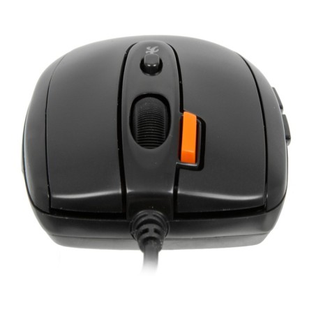 Mouse A4Tech V-Track Padless N-70FX Black Optical (1600DPI) USB for a laptop (7but)-3