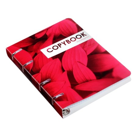 A notebook on the rings of A5 80 sheets in the Calligrata cell "Coopybook. Vivamagenta", plastic cover, offset unit-3