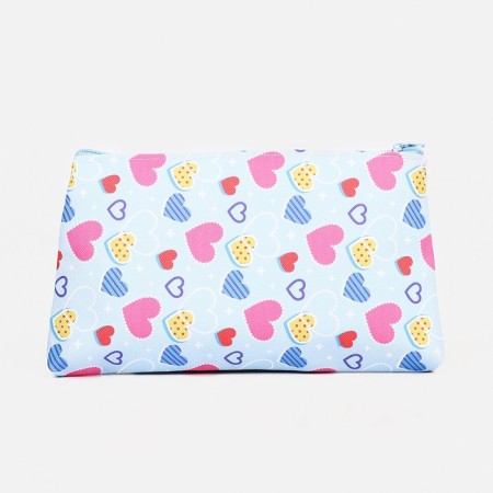 Cosmetic bag with lightning, blue/multi -colored color-1