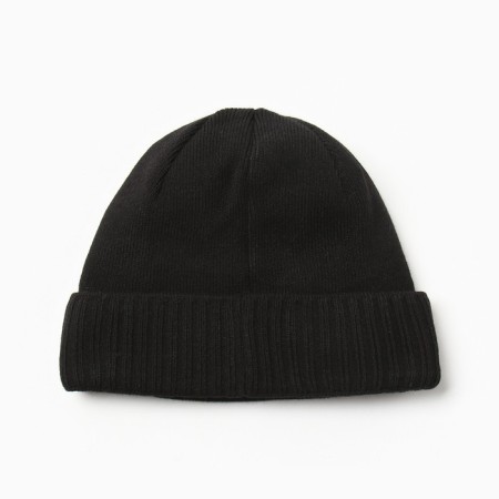 Men's ballac hat, black color, size 58-3