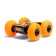 Radio -controlled machine "Crazy", with a battery, pneumatic wheels, orange