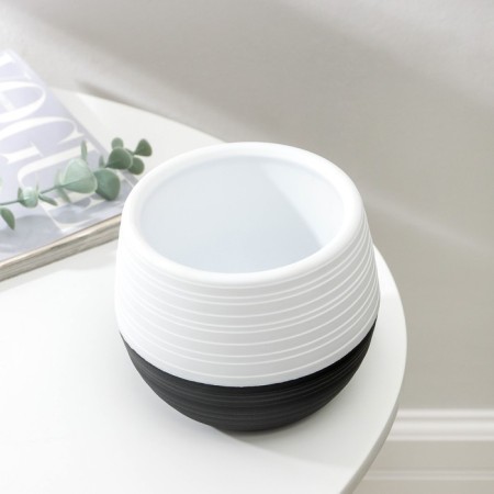 Pot "duet", 500 ml, black and white color-2