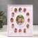 Photo frame plastic in 13 photos 4x3, 9x7 cm "My first year" pink 20x25.5 cm