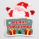 Gift Package "Happy Christmas", with Zip-Lock with a fastener 14.5 x 18 cm