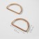 The half -ring for bags is cast, d = 30 mm, thickness - 2 mm, 2 pcs, gold color