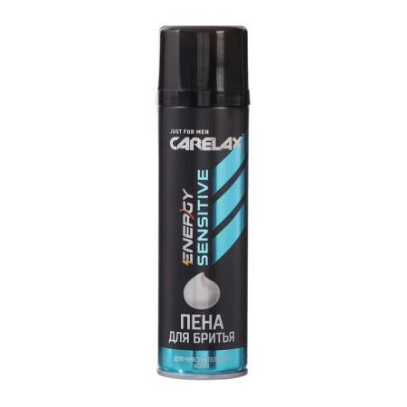 Carelax Energy Sensitive shaving foam, 200 ml