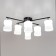 Citilux ceiling chandelier "NILS" CL132165, 6x60W, E27, Black Color Black