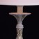 Table lamp "Candle", 1x40W E27, white 28x28x50 cm