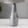 Table lamp with lampshade Risalux "Madelin", E14, 40 W, Gray, 18 × 18 × 33.5 cm