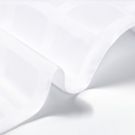GELE OF ETC GEOMETRY 150x300 +/- 3cm, white color, 192 g/m2, cotton with VGMO-11