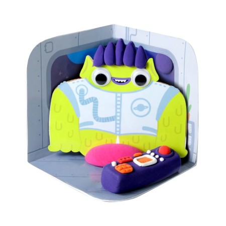 A set of light plasticine with 3D designer "Cosmo"-7