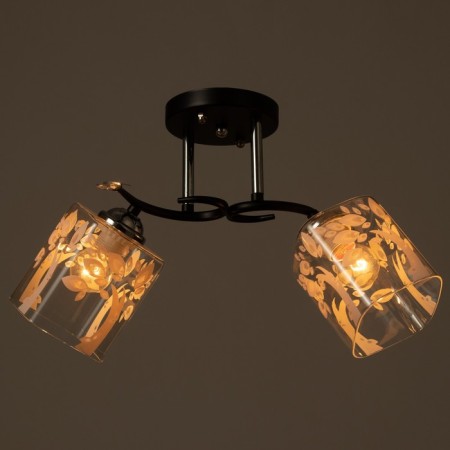 ARISA chandelier 2he27 40W Black 45x26x27 cm Bayerlux-2