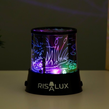 Kvakushki nightlight Led usb/from batteries black 10.8x10.8x1.5 cm Risalux-4