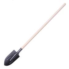 Baying shovel, wooden stalk, without a handle