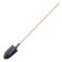 Baying shovel, wooden stalk, without a handle