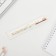 Gift set handle Pink gold and leatherette case "You are perfect"