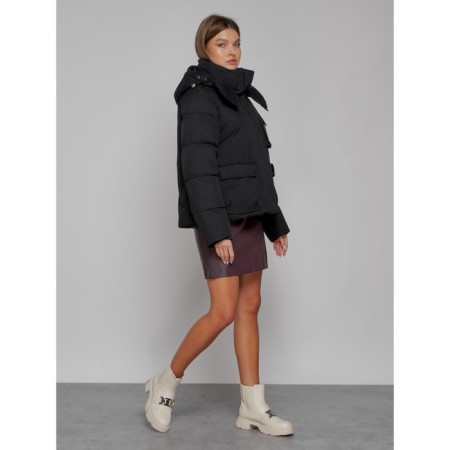 Winter jacket, size 46, black color-2