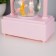 Night -bend musical "Snow Shar" 5XLED from batteries 3AAA pink 6.5x11x21cm Risalux