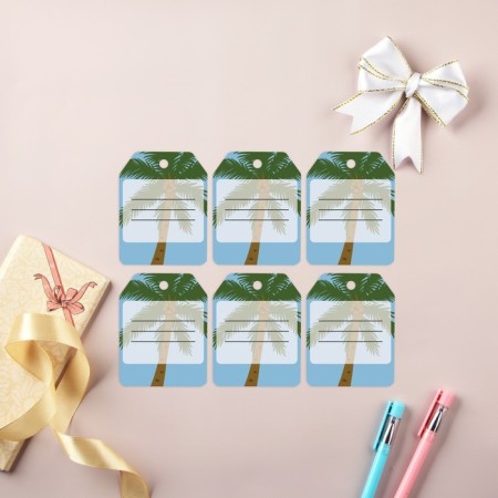 A set of 6 nameplate for gifts "Summer Memories", 16 × 24 cm-4