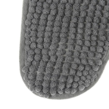 Toilet rug, Shenill, 45x45 cm, microfiber, gray-3