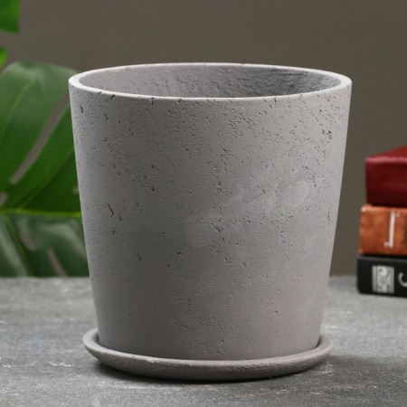 Flower pot "Clivia" graphite, 1.8l