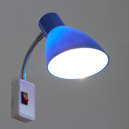 Sconces in the outlet "Classic" 1x10W E27 blue 10x14.5x25 cm-10