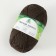 Yarn "soft cotton" 70% cotton, 30% nylon 220m/100g (063 chocolate)