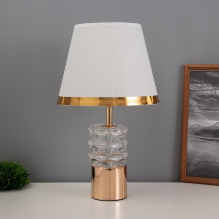 Pauline table "Paulina" 1x40W E27 1x5W LED gold 25x25x43cm
