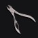 Pedicure nippers "Premium", 10.6 cm, blade length - 14 mm, on the blist, silver color