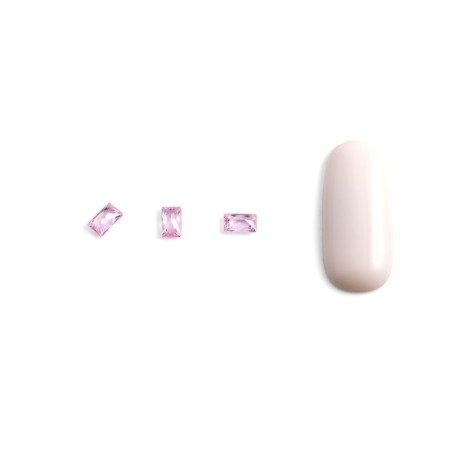 Crystals for volumetric inlay Pole Baget, No. 3, Pink, 10 pcs