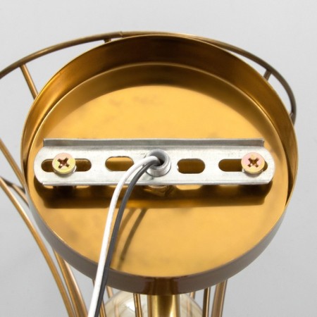 Bra "Chilly" E27 40W gold 18x18x19cm-6