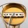 Bra "Chilly" E27 40W gold 18x18x19cm