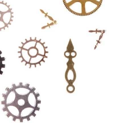 Decor for creativity "Antique gears" weight 50 g, size 1 pc. -0.5-3 cm-2