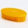 Baby silicone washcloth for swimming babies, yellow color