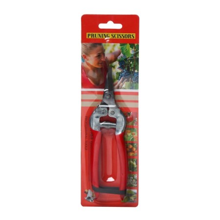 Garden scissors, 7 "(18 cm), with metal pens, rubberized handle, Greengo-13