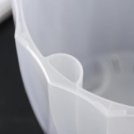 Kashpo for flowers with an insert “flute”, 3 l, the color is transparent-2