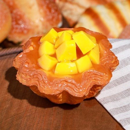 Fun "Basket with peaches" 9x9x4.5cm