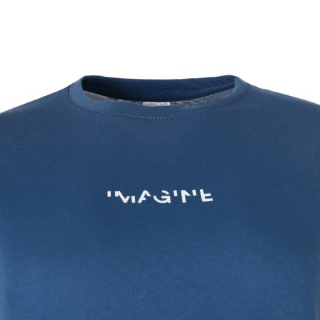 Female T-shirt, dark blue color, size 44-7